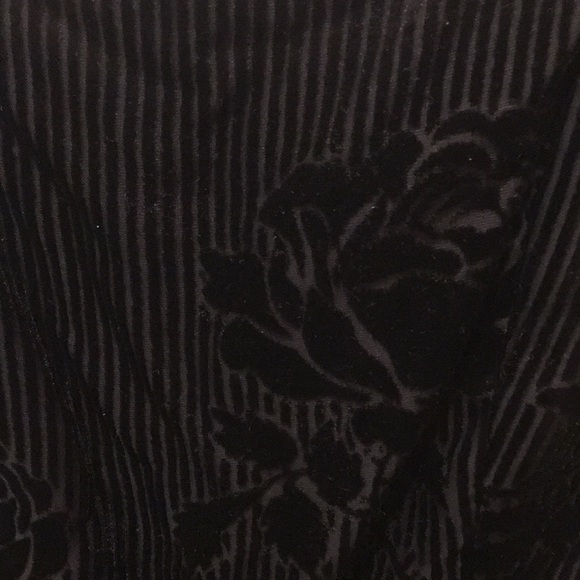 Anthropologie NWT Moulinette Soeurs Velvet Burnout Jumpsuit Wide Leg Tie Waist - Picture 6 of 11